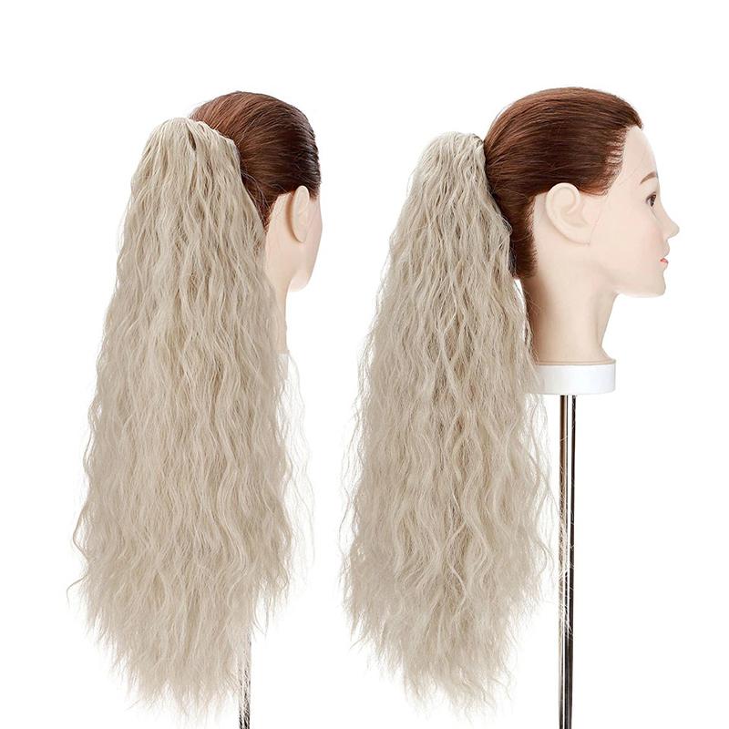 Stylish Clip-In Ponytail Hair Extensions - High-Temperature Fiber, 160g, Lightweight and Versatile for Instant Volume and Length