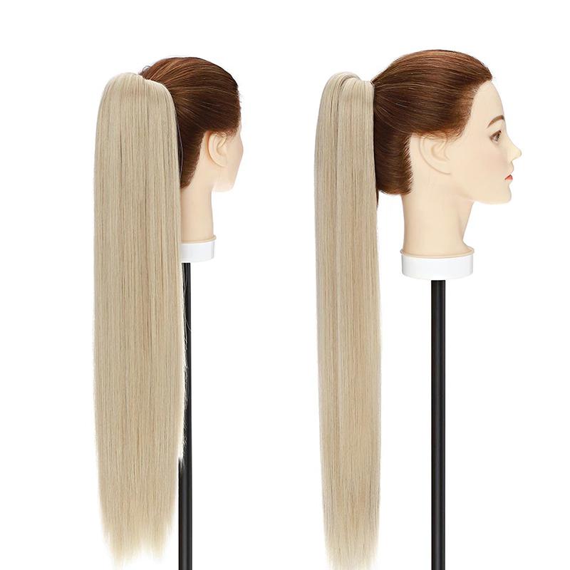 Stylish Clip-In Ponytail Hair Extensions - High-Temperature Fiber, 160g, Lightweight and Versatile for Instant Volume and Length