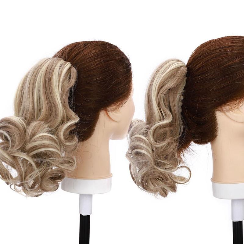 Stylish Clip-In Ponytail Hair Extensions - High-Temperature Fiber, 160g, Lightweight and Versatile for Instant Volume and Length