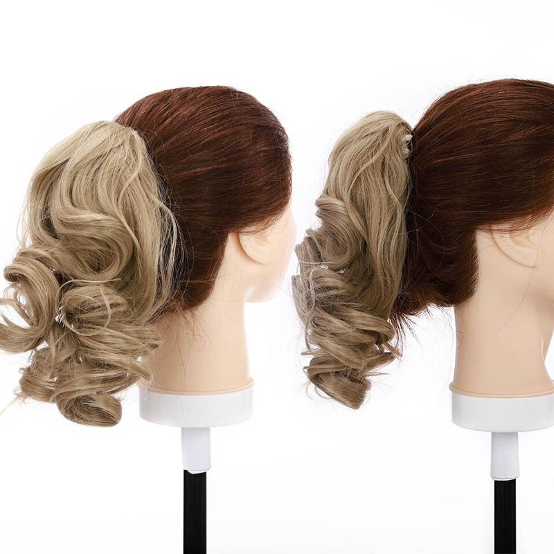 Stylish Clip-In Ponytail Hair Extensions - High-Temperature Fiber, 160g, Lightweight and Versatile for Instant Volume and Length