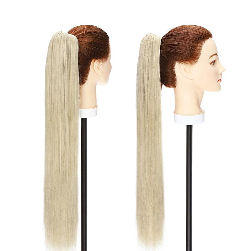 Stylish Clip-In Ponytail Hair Extensions - High-Temperature Fiber, 160g, Lightweight and Versatile for Instant Volume and Length