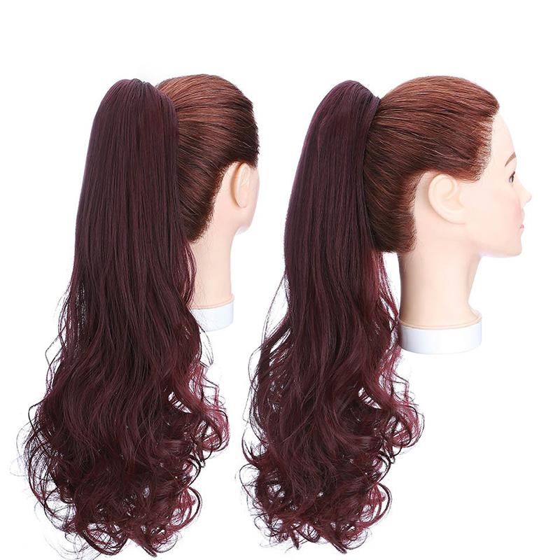 Stylish Clip-In Ponytail Hair Extensions - High-Temperature Fiber, 160g, Lightweight and Versatile for Instant Volume and Length