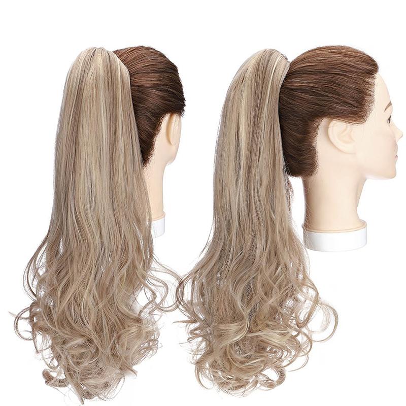 Stylish Clip-In Ponytail Hair Extensions - High-Temperature Fiber, 160g, Lightweight and Versatile for Instant Volume and Length