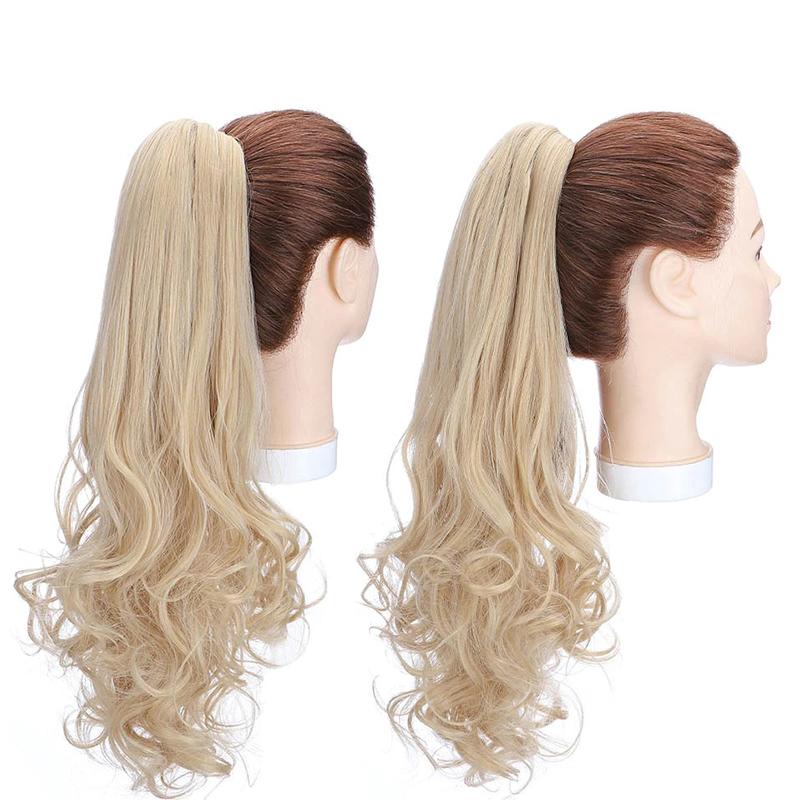 Stylish Clip-In Ponytail Hair Extensions - High-Temperature Fiber, 160g, Lightweight and Versatile for Instant Volume and Length