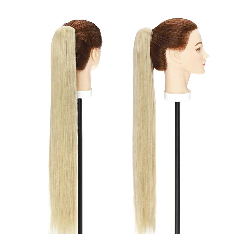 Stylish Clip-In Ponytail Hair Extensions - High-Temperature Fiber, 160g, Lightweight and Versatile for Instant Volume and Length