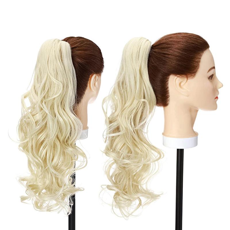 Stylish Clip-In Ponytail Hair Extensions - High-Temperature Fiber, 160g, Lightweight and Versatile for Instant Volume and Length