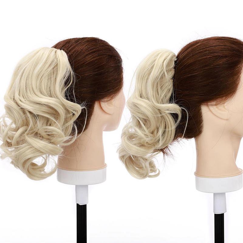 Stylish Clip-In Ponytail Hair Extensions - High-Temperature Fiber, 160g, Lightweight and Versatile for Instant Volume and Length