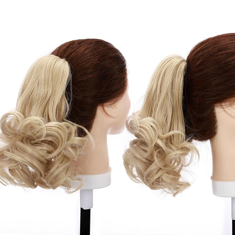 Stylish Clip-In Ponytail Hair Extensions - High-Temperature Fiber, 160g, Lightweight and Versatile for Instant Volume and Length