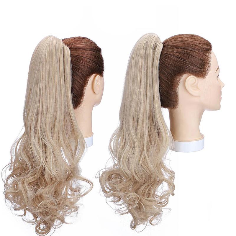 Stylish Clip-In Ponytail Hair Extensions - High-Temperature Fiber, 160g, Lightweight and Versatile for Instant Volume and Length