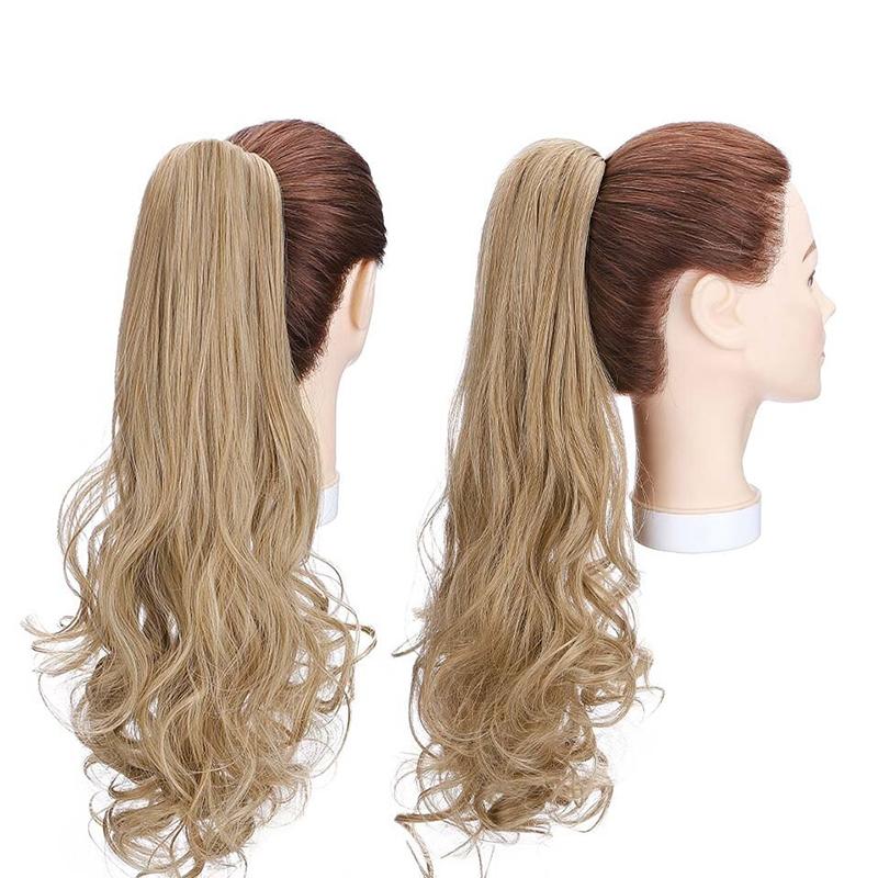 Stylish Clip-In Ponytail Hair Extensions - High-Temperature Fiber, 160g, Lightweight and Versatile for Instant Volume and Length