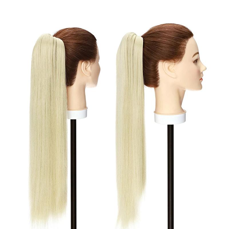 Stylish Clip-In Ponytail Hair Extensions - High-Temperature Fiber, 160g, Lightweight and Versatile for Instant Volume and Length