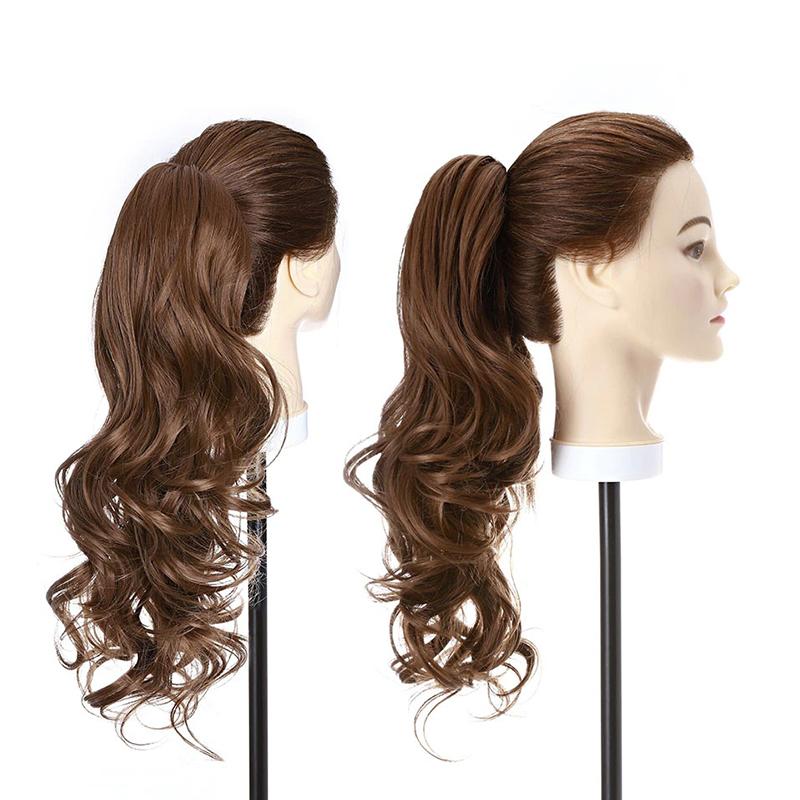 Stylish Clip-In Ponytail Hair Extensions - High-Temperature Fiber, 160g, Lightweight and Versatile for Instant Volume and Length