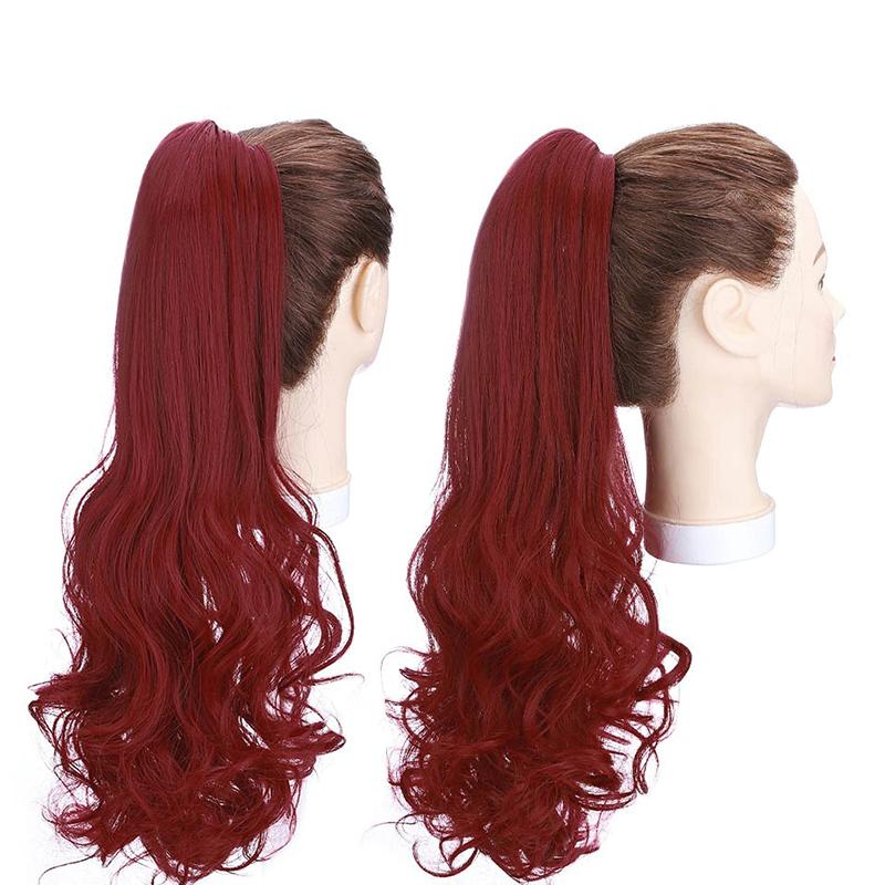Stylish Clip-In Ponytail Hair Extensions - High-Temperature Fiber, 160g, Lightweight and Versatile for Instant Volume and Length