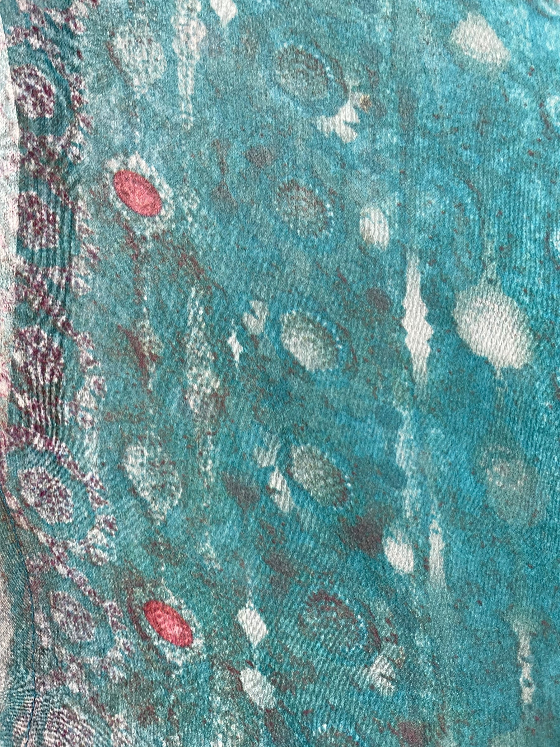 FINAL SALE PRG6249 Sheer Avatar Pure Silk Side Slit Top