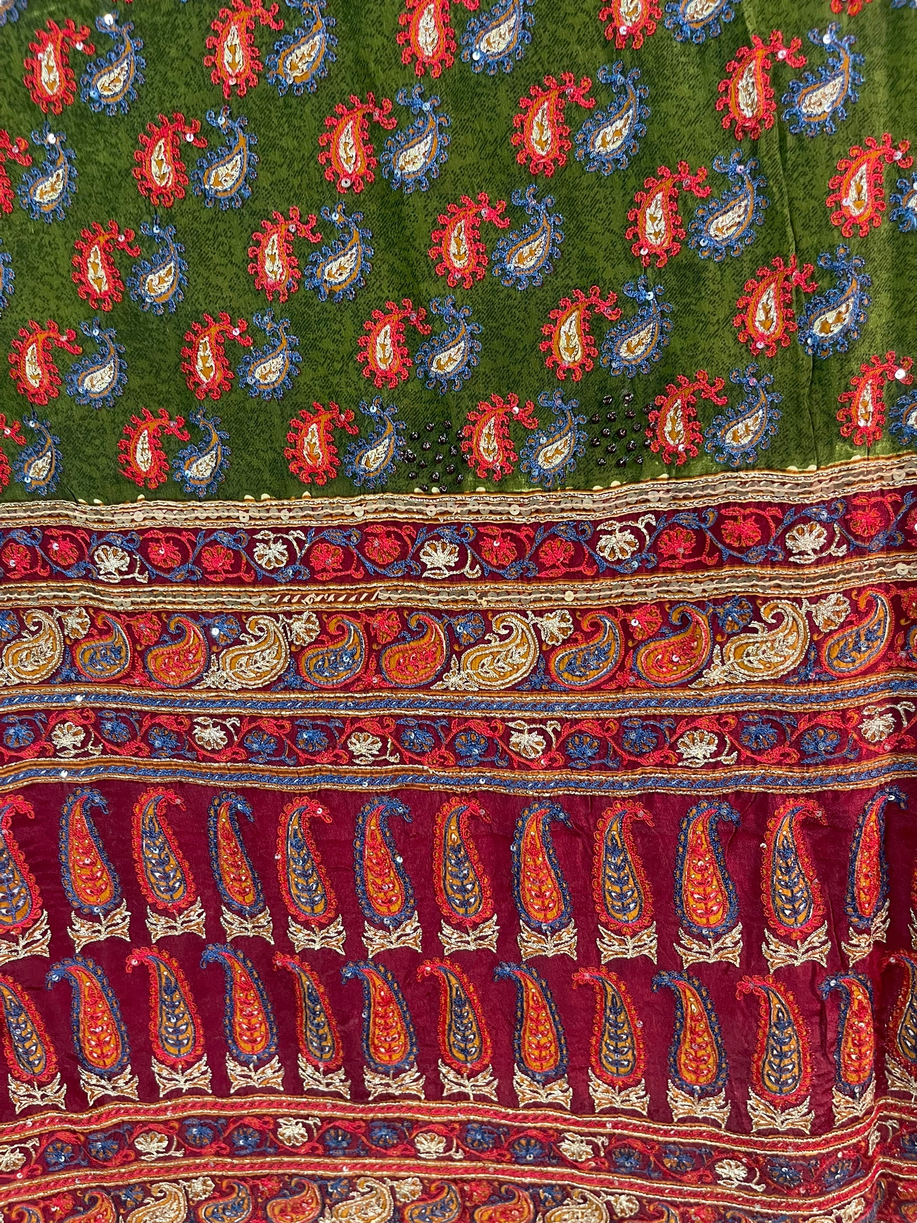 FINAL SALE PRC6119 Avatar Pure Silk Midi Length Kaftan