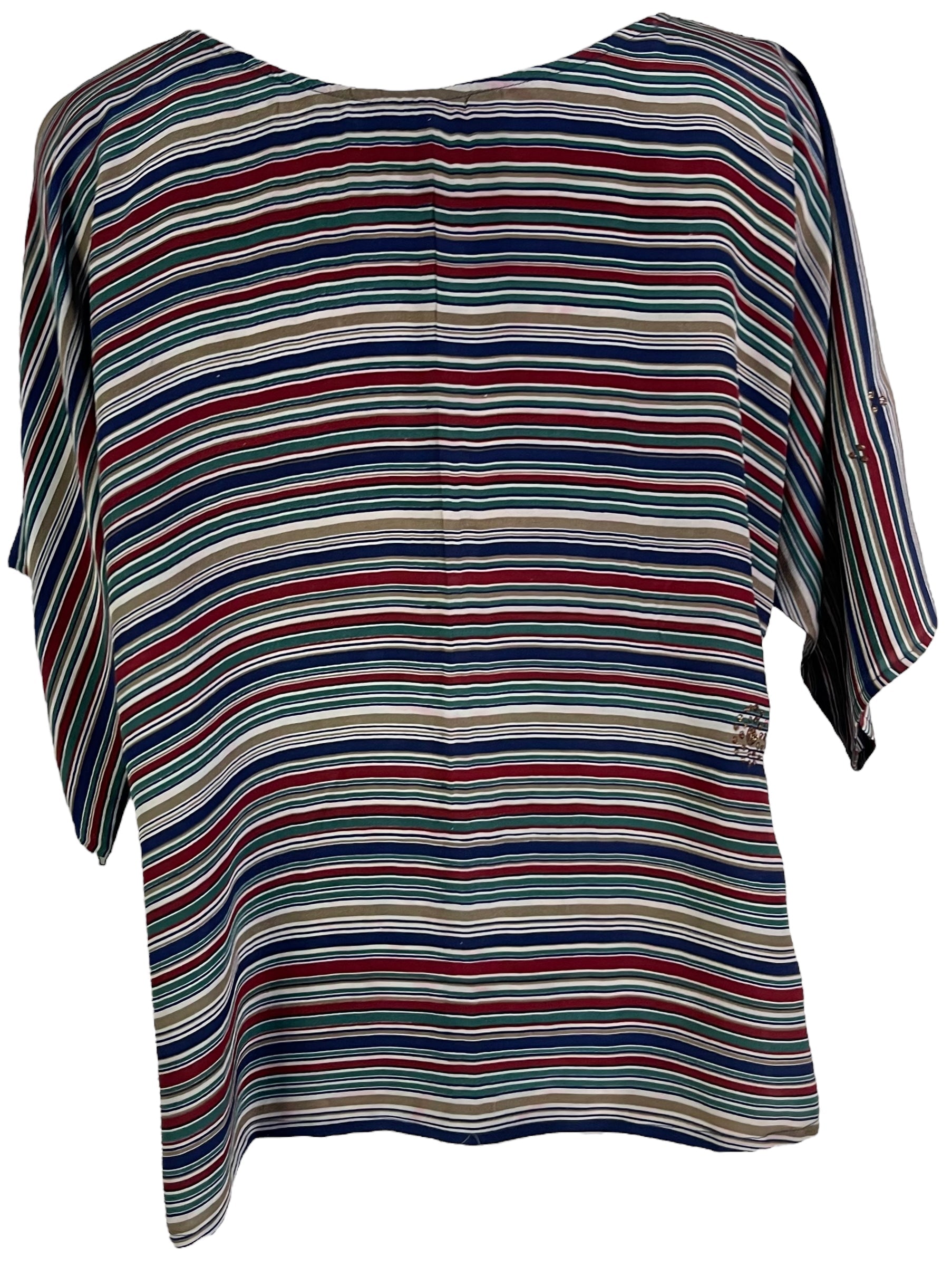 PRC6653 Avatar Pure Silk Side Slit Top