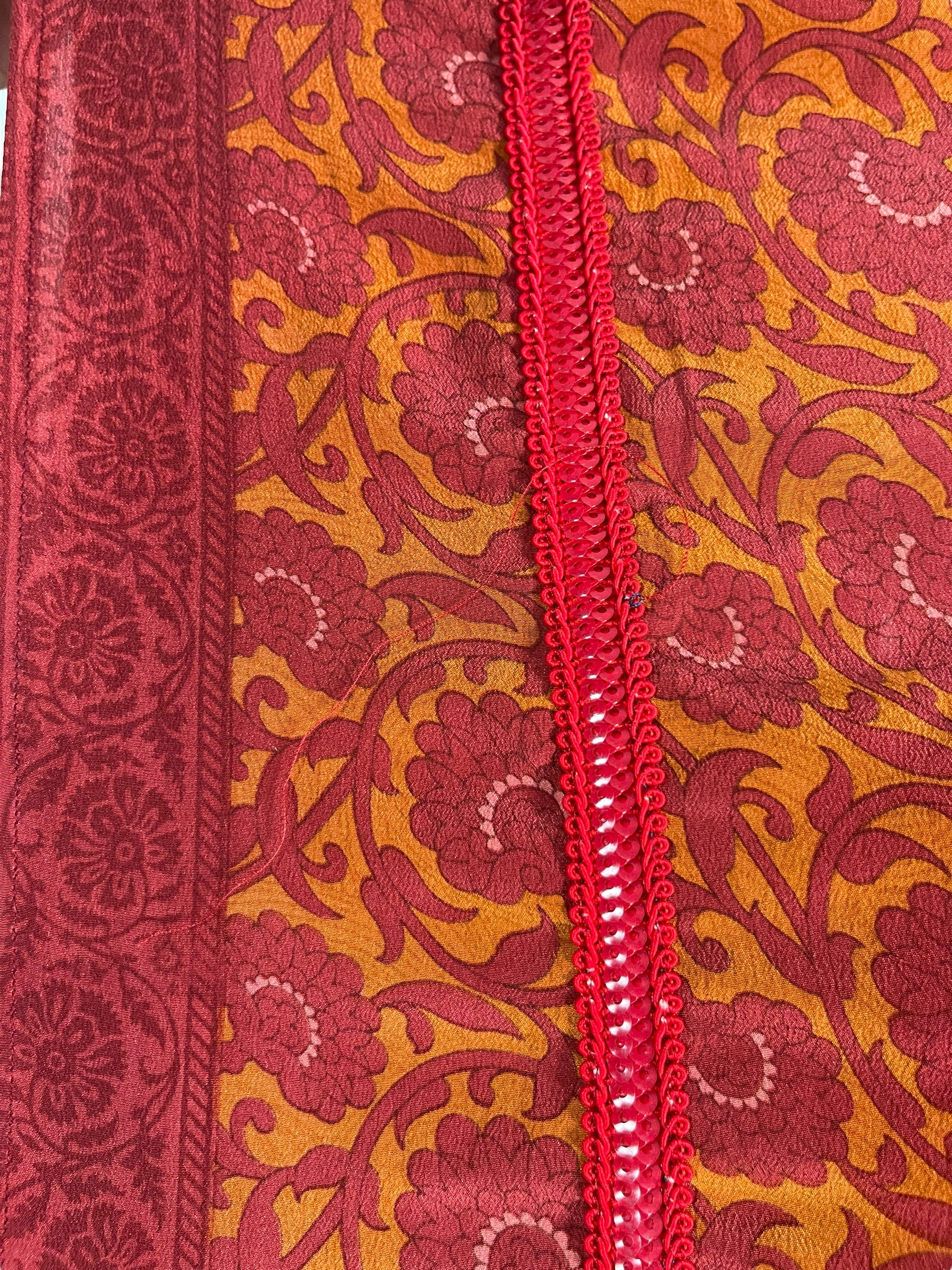 FINAL SALE PRC6075 Avatar Pure Silk Kimono-Sleeved Jacket with Belt