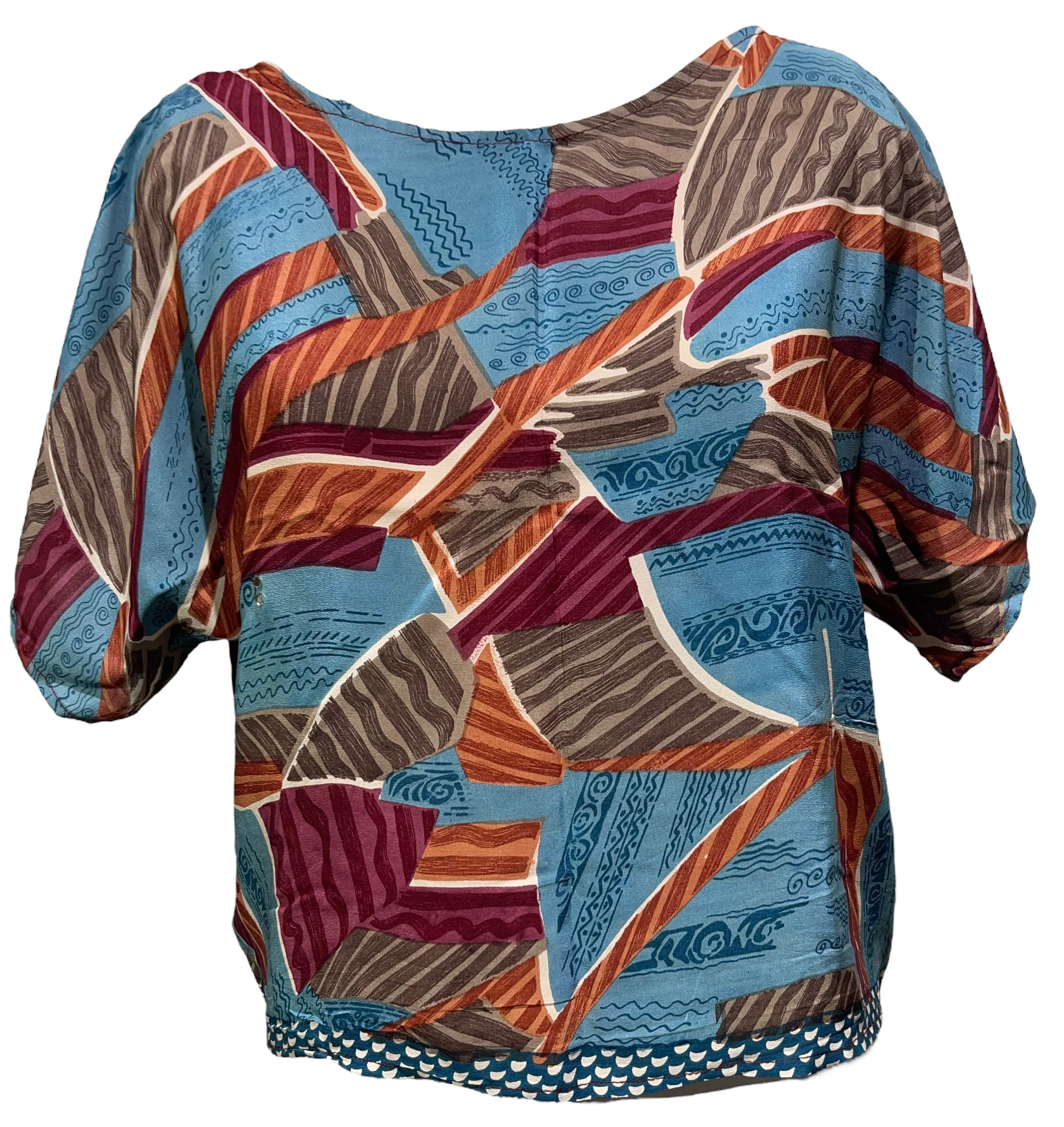 FINAL SALE PRC4752  Avatar Pure Silk Boxy Top