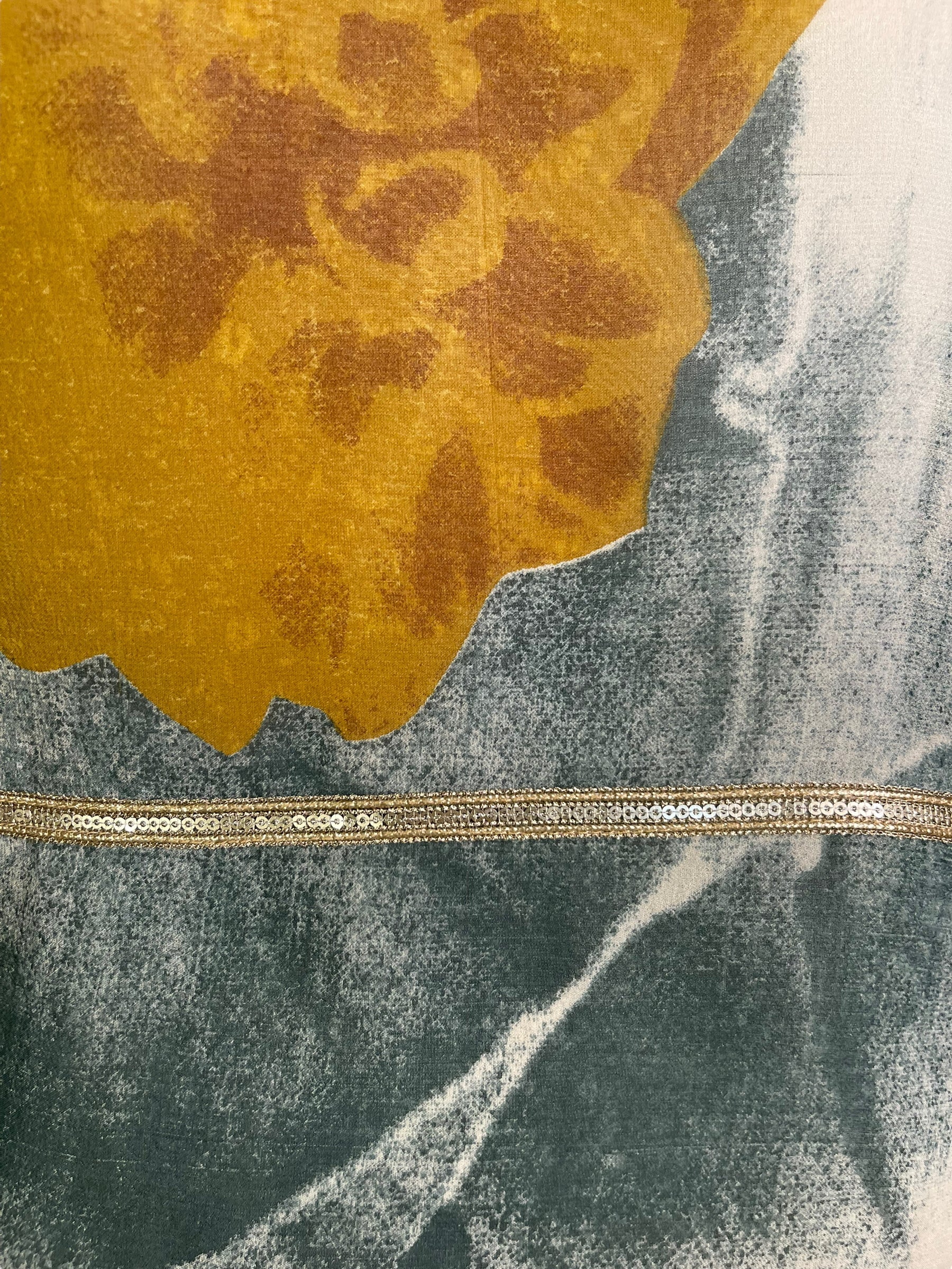 PRG6219 Sheer Avatar Pure Silk Boxy Top