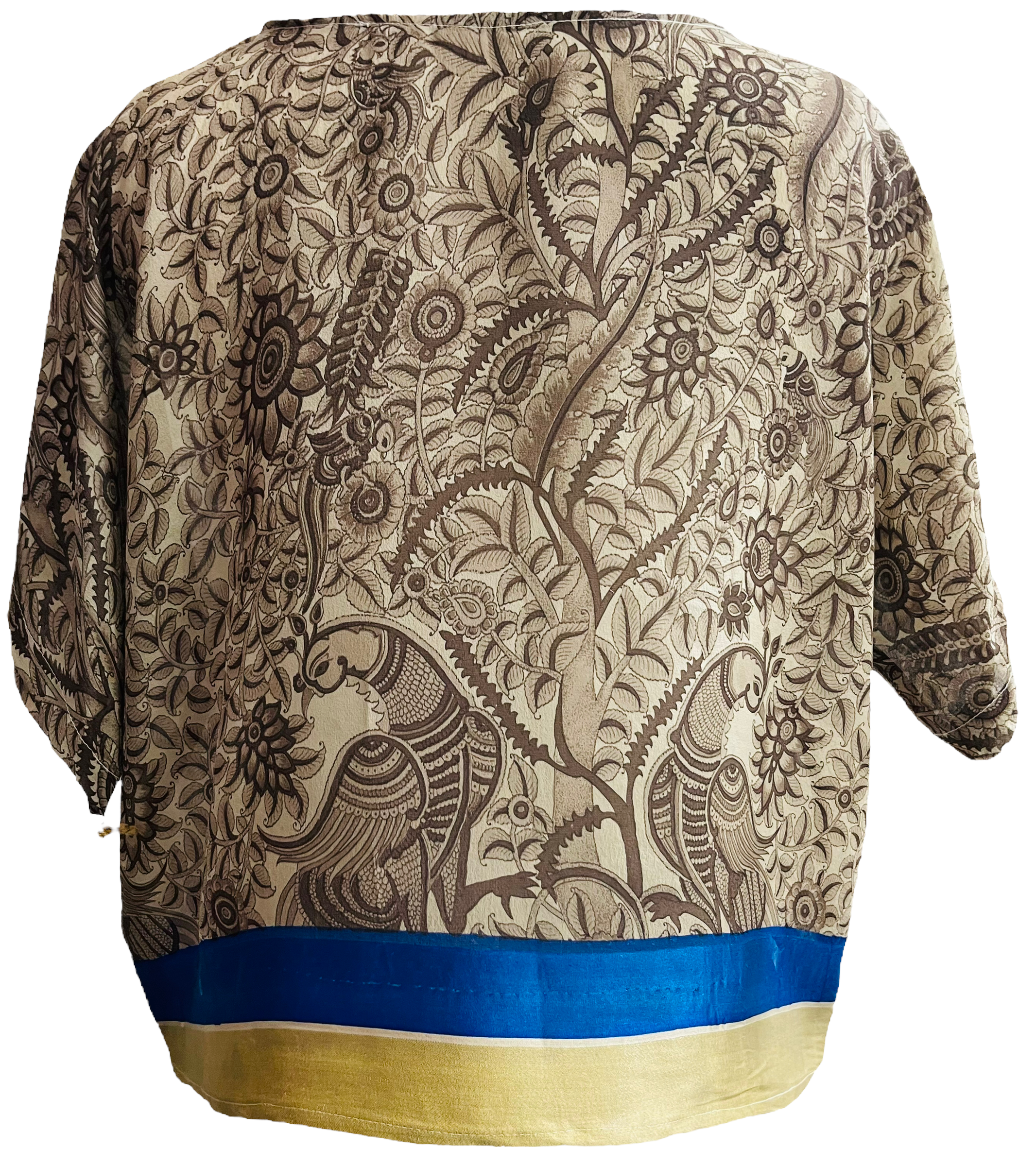 FINAL SALE PRG760 Whitefish Avatar Pure Silk Boxy Top