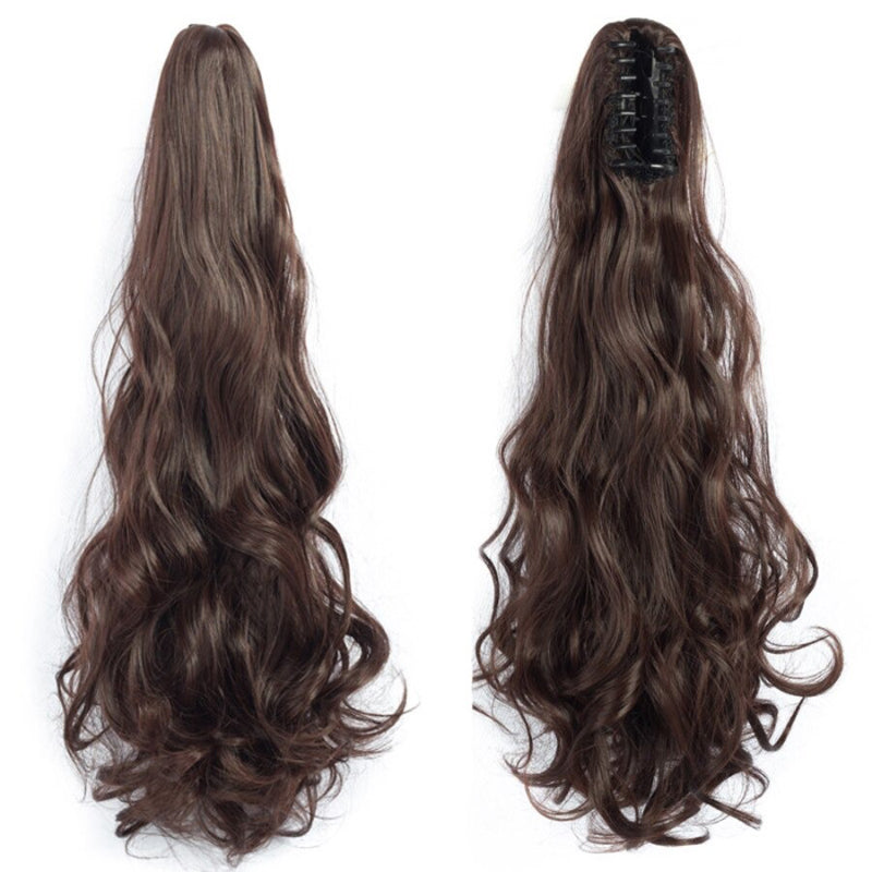Thick Long Wavy Ponytail Clip-in Hair Extension – Natural Look, Easy Attachment