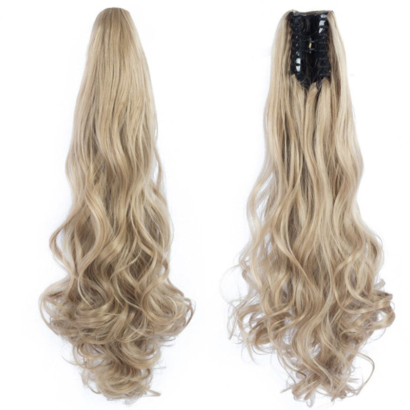 Thick Long Wavy Ponytail Clip-in Hair Extension – Natural Look, Easy Attachment