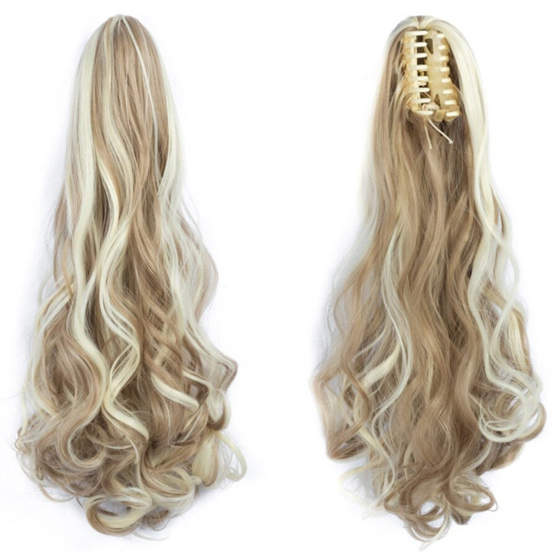 Thick Long Wavy Ponytail Clip-in Hair Extension – Natural Look, Easy Attachment