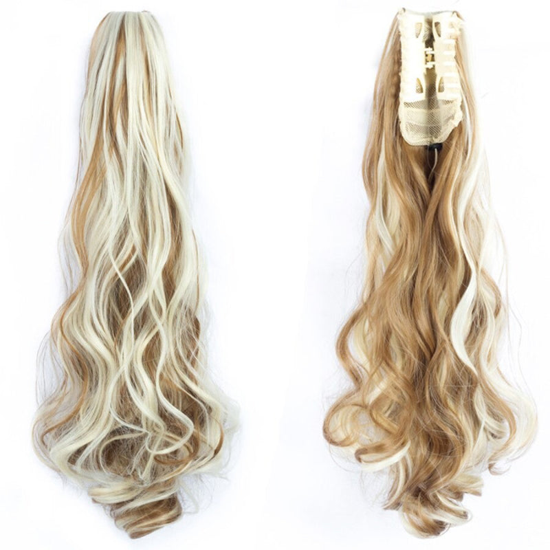 Thick Long Wavy Ponytail Clip-in Hair Extension – Natural Look, Easy Attachment