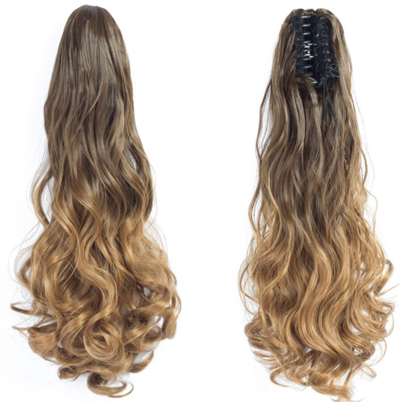Thick Long Wavy Ponytail Clip-in Hair Extension – Natural Look, Easy Attachment