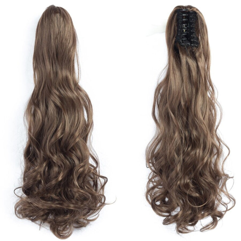 Thick Long Wavy Ponytail Clip-in Hair Extension – Natural Look, Easy Attachment