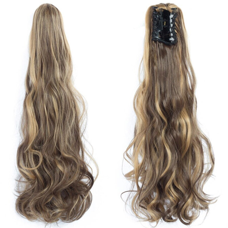Thick Long Wavy Ponytail Clip-in Hair Extension – Natural Look, Easy Attachment