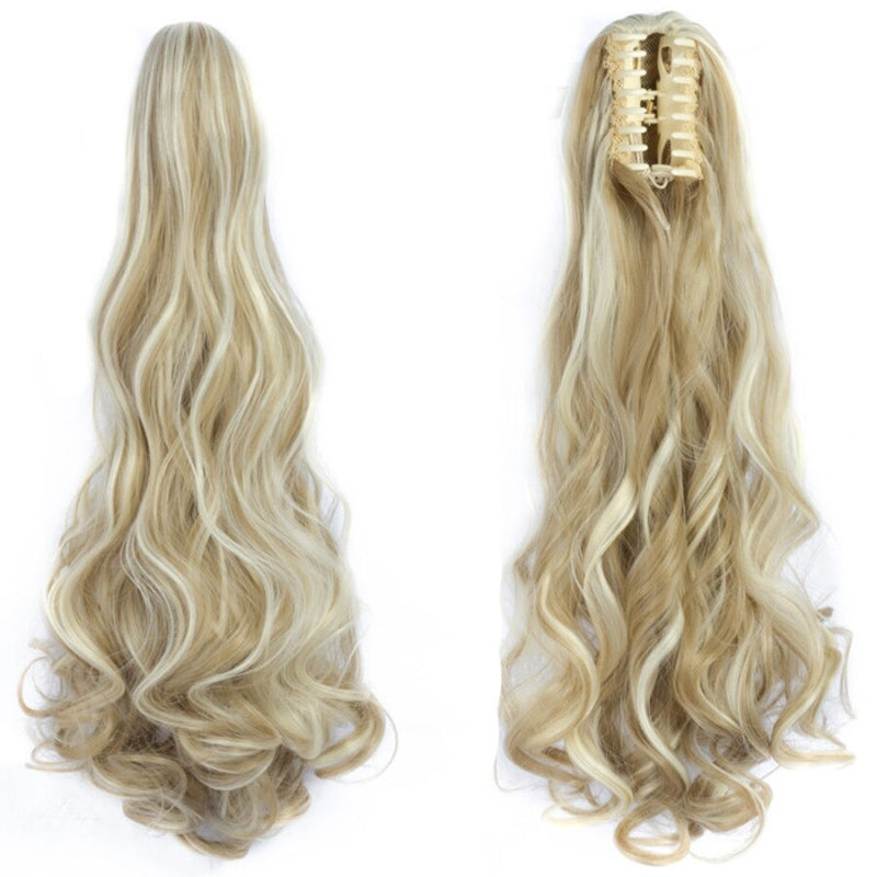Thick Long Wavy Ponytail Clip-in Hair Extension – Natural Look, Easy Attachment