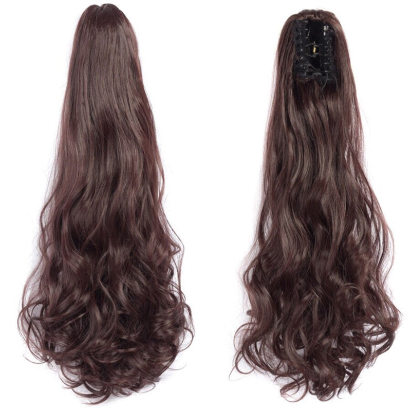 Thick Long Wavy Ponytail Clip-in Hair Extension – Natural Look, Easy Attachment