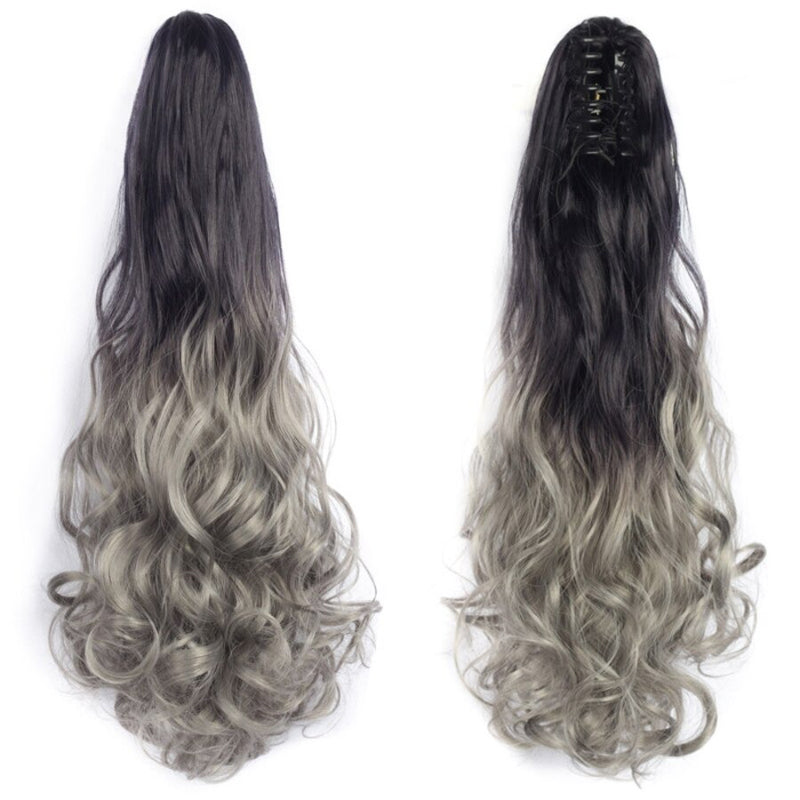 Thick Long Wavy Ponytail Clip-in Hair Extension – Natural Look, Easy Attachment