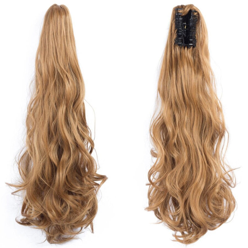 Thick Long Wavy Ponytail Clip-in Hair Extension – Natural Look, Easy Attachment