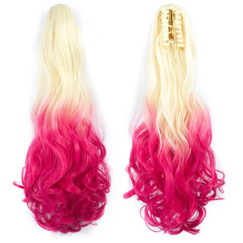 Thick Long Wavy Ponytail Clip-in Hair Extension – Natural Look, Easy Attachment