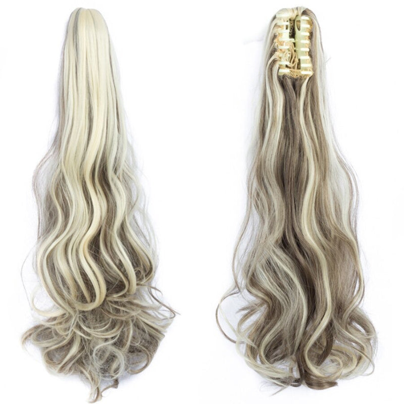 Thick Long Wavy Ponytail Clip-in Hair Extension – Natural Look, Easy Attachment