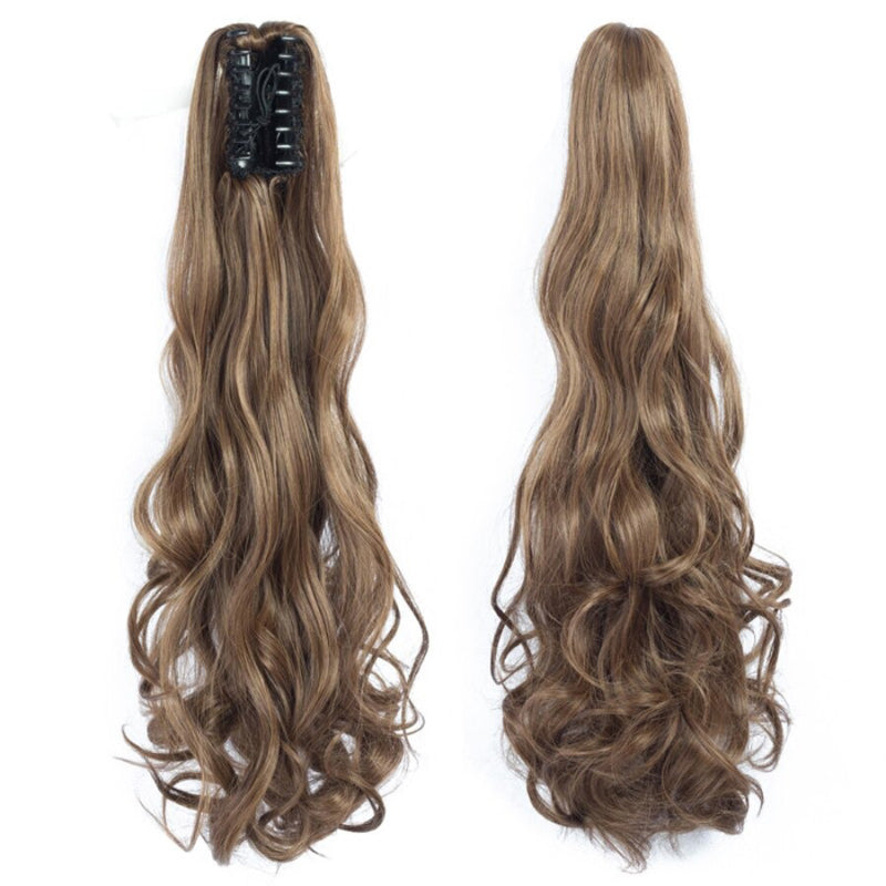 Thick Long Wavy Ponytail Clip-in Hair Extension – Natural Look, Easy Attachment