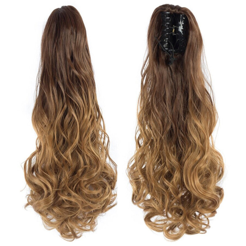 Thick Long Wavy Ponytail Clip-in Hair Extension – Natural Look, Easy Attachment