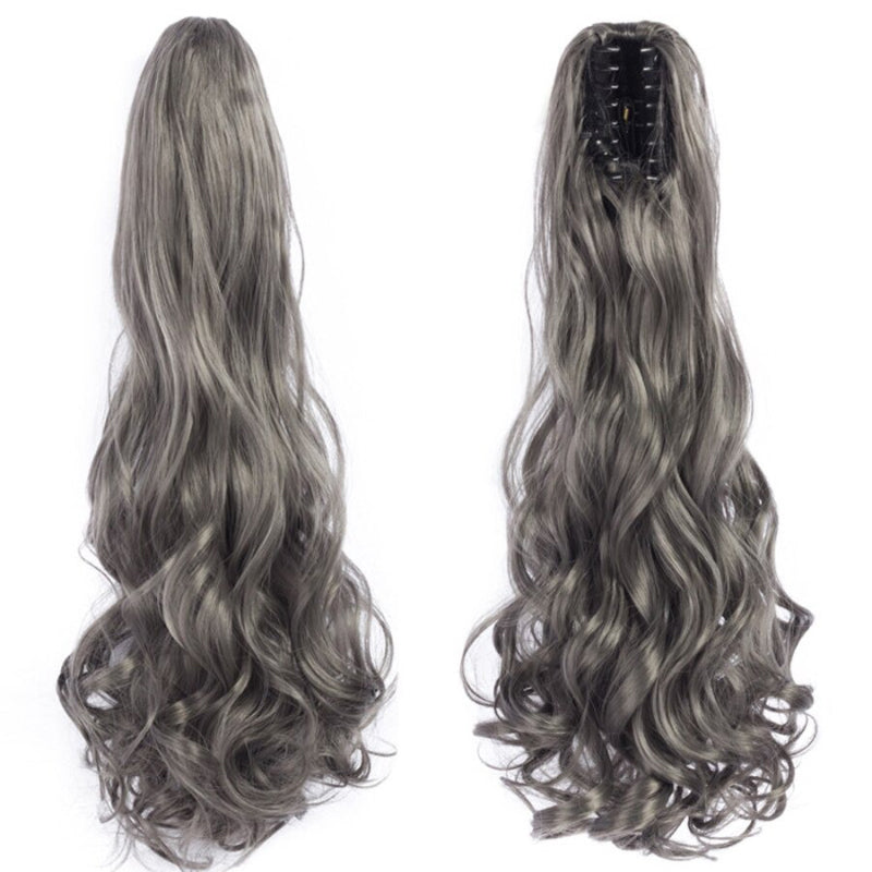 Thick Long Wavy Ponytail Clip-in Hair Extension – Natural Look, Easy Attachment