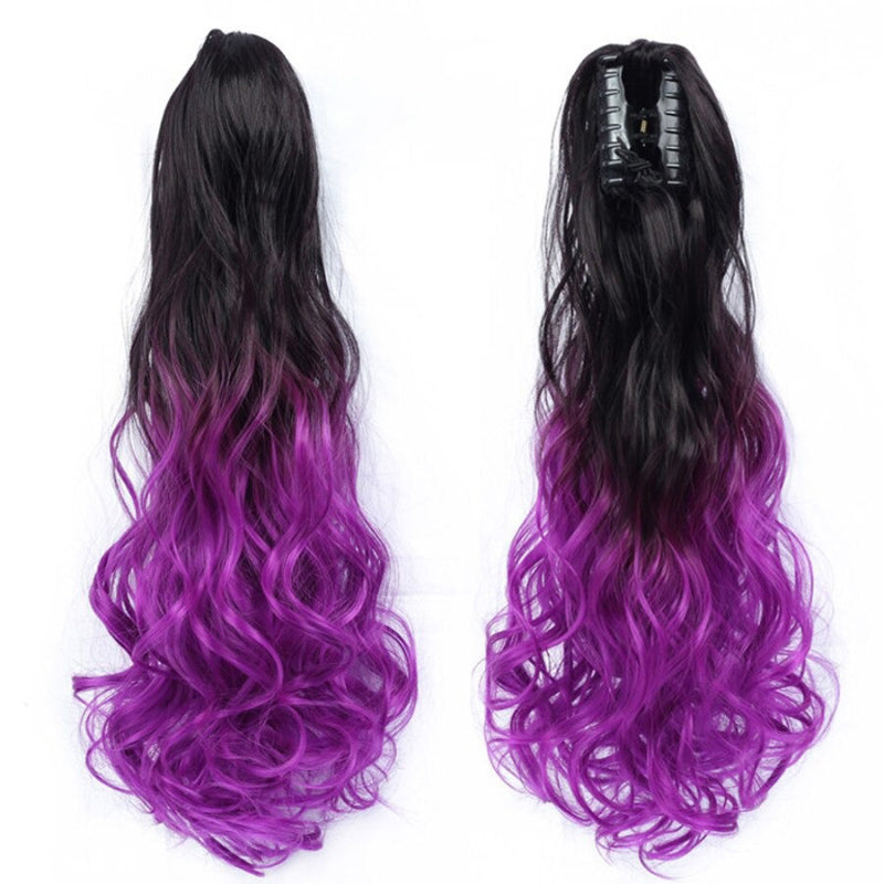 Thick Long Wavy Ponytail Clip-in Hair Extension – Natural Look, Easy Attachment