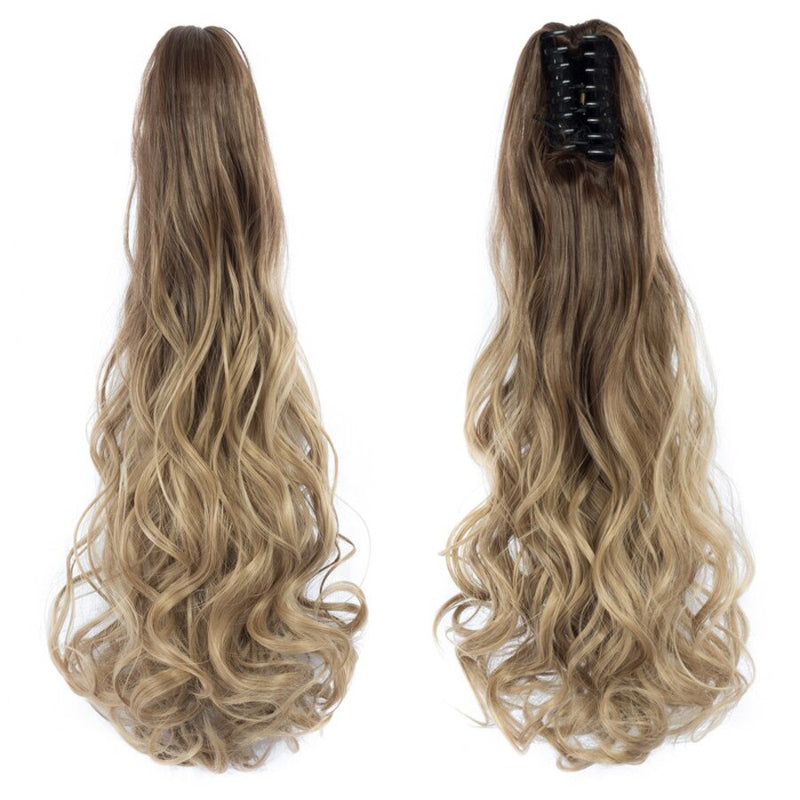 Thick Long Wavy Ponytail Clip-in Hair Extension – Natural Look, Easy Attachment