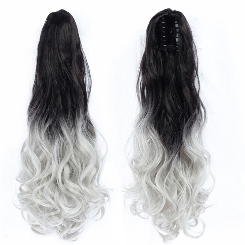 Thick Long Wavy Ponytail Clip-in Hair Extension – Natural Look, Easy Attachment