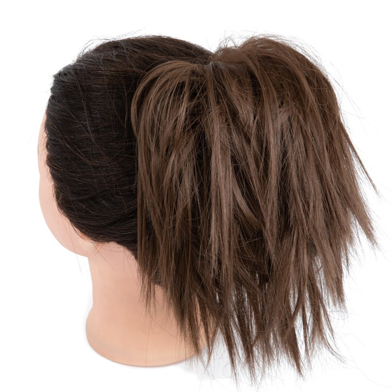 Thick Messy Hair Bun Scrunchie – Realistic Hair Extensions for Effortless Style