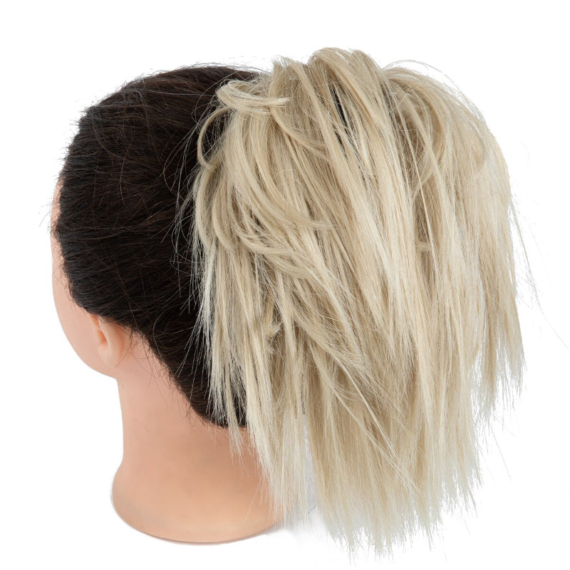 Thick Messy Hair Bun Scrunchie – Realistic Hair Extensions for Effortless Style