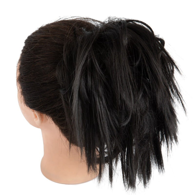 Thick Messy Hair Bun Scrunchie – Realistic Hair Extensions for Effortless Style
