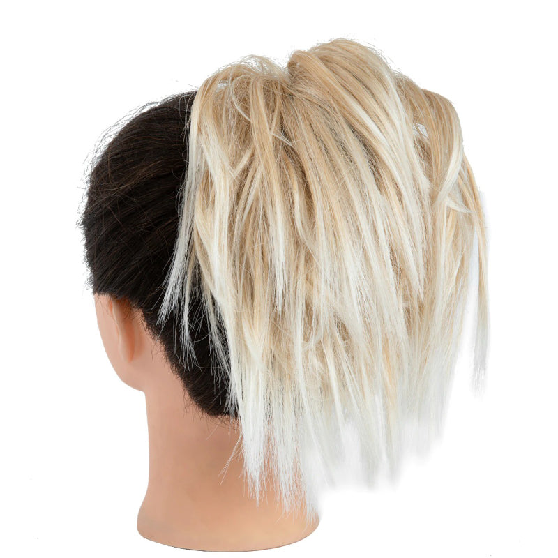 Thick Messy Hair Bun Scrunchie – Realistic Hair Extensions for Effortless Style