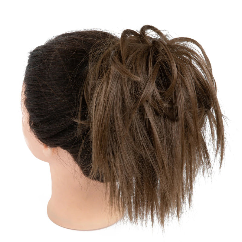 Thick Messy Hair Bun Scrunchie – Realistic Hair Extensions for Effortless Style