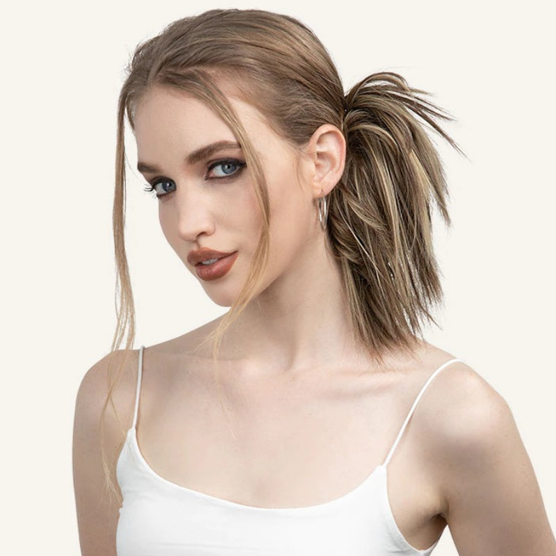 Thick Messy Hair Bun Scrunchie – Realistic Hair Extensions for Effortless Style