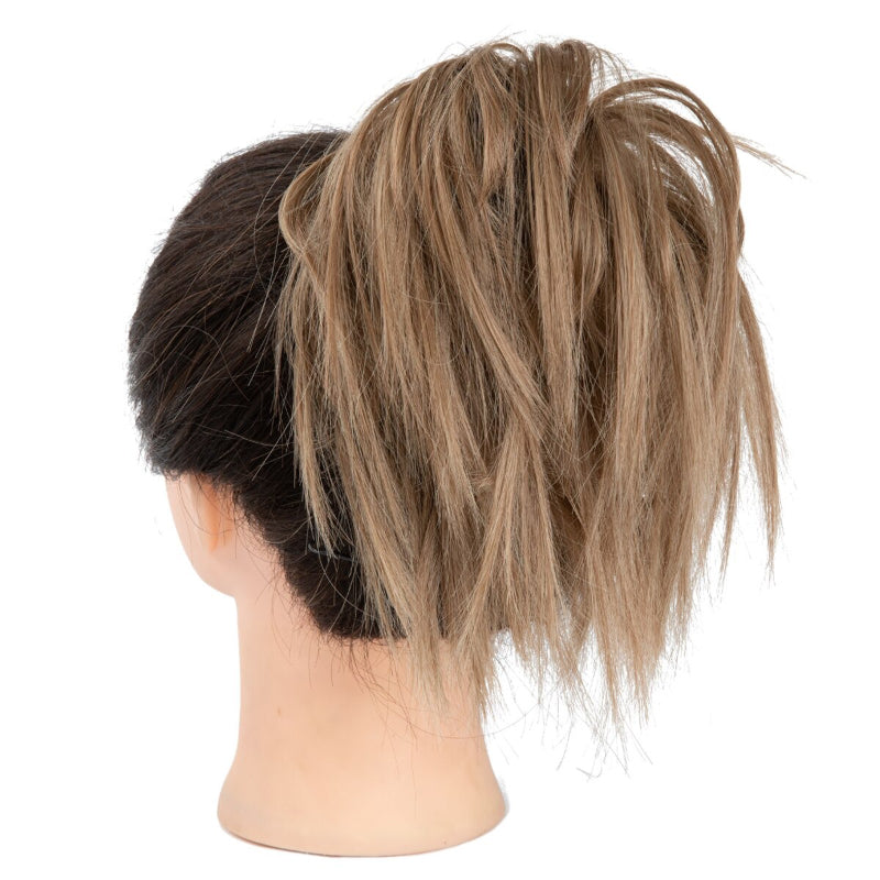 Thick Messy Hair Bun Scrunchie – Realistic Hair Extensions for Effortless Style